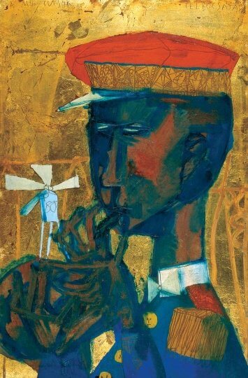 Kondor Béla: A mű-tücsök felbocsátása, viragjuditgaleria.hu