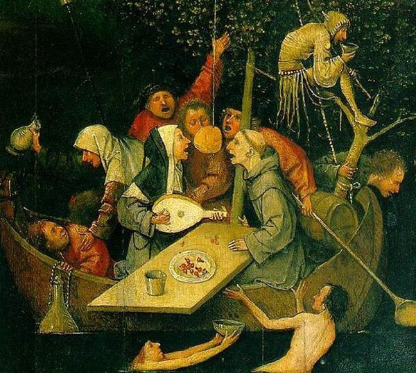 Bosch: Bolondok hajója (részlet), wikiart.org