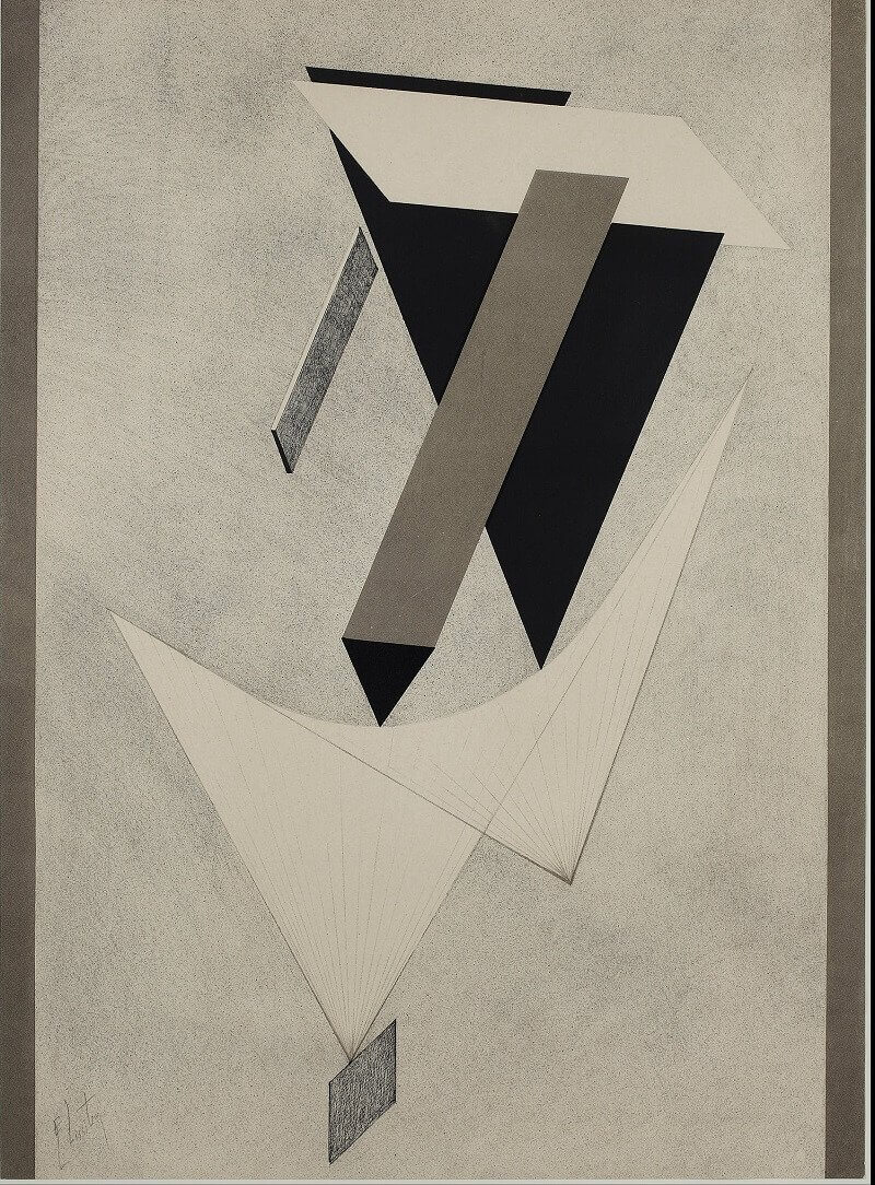 El Liszickij: Kestner-Mappe Proun litográfia, Wikimedia Commons