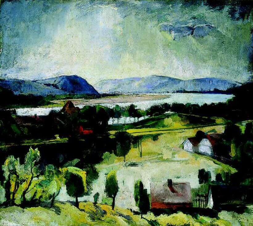 Szőnyi István: Dunai táj