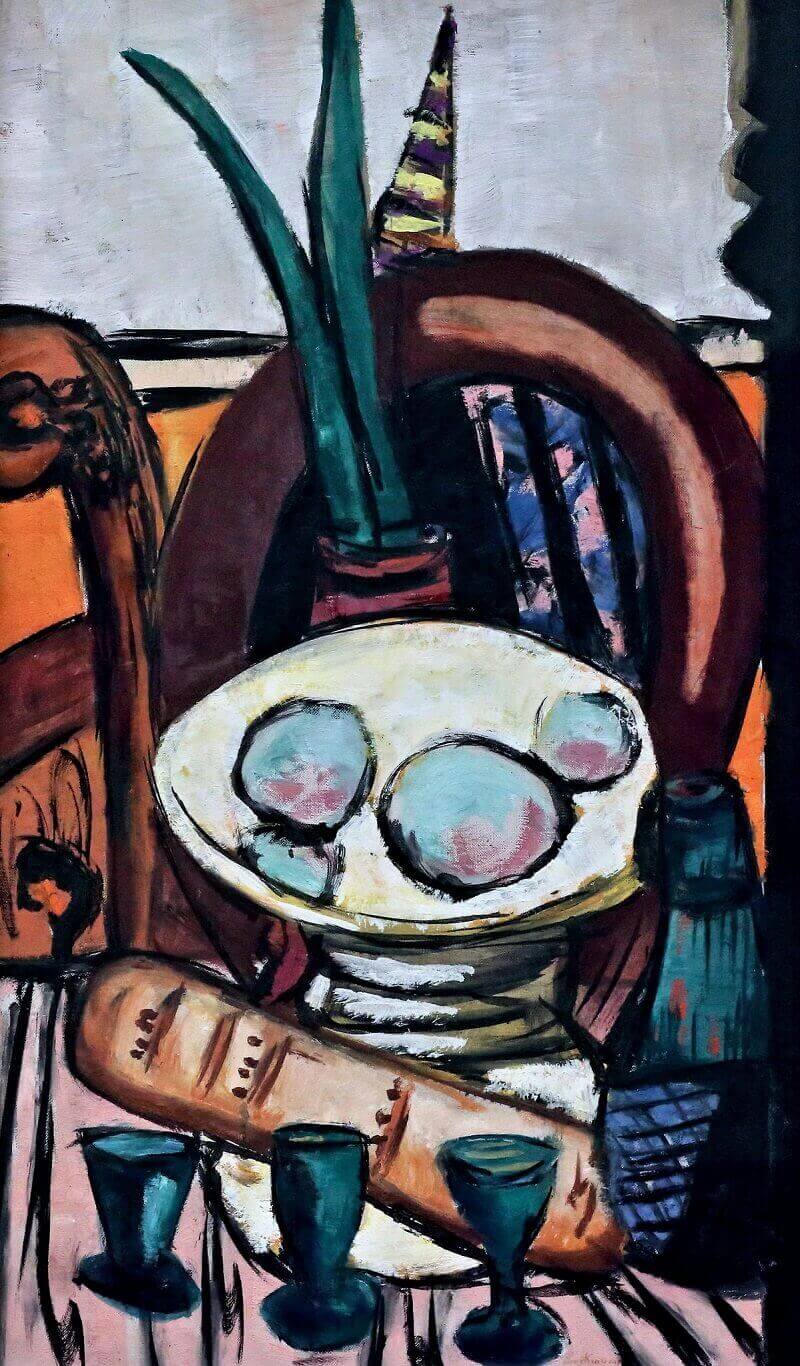 Max Beckmann: Csendélet zöld poharakkal, jean louis mazieres, flickr.com