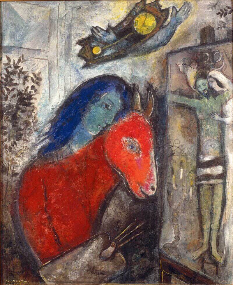 Marc Chagall: Önarckép órával