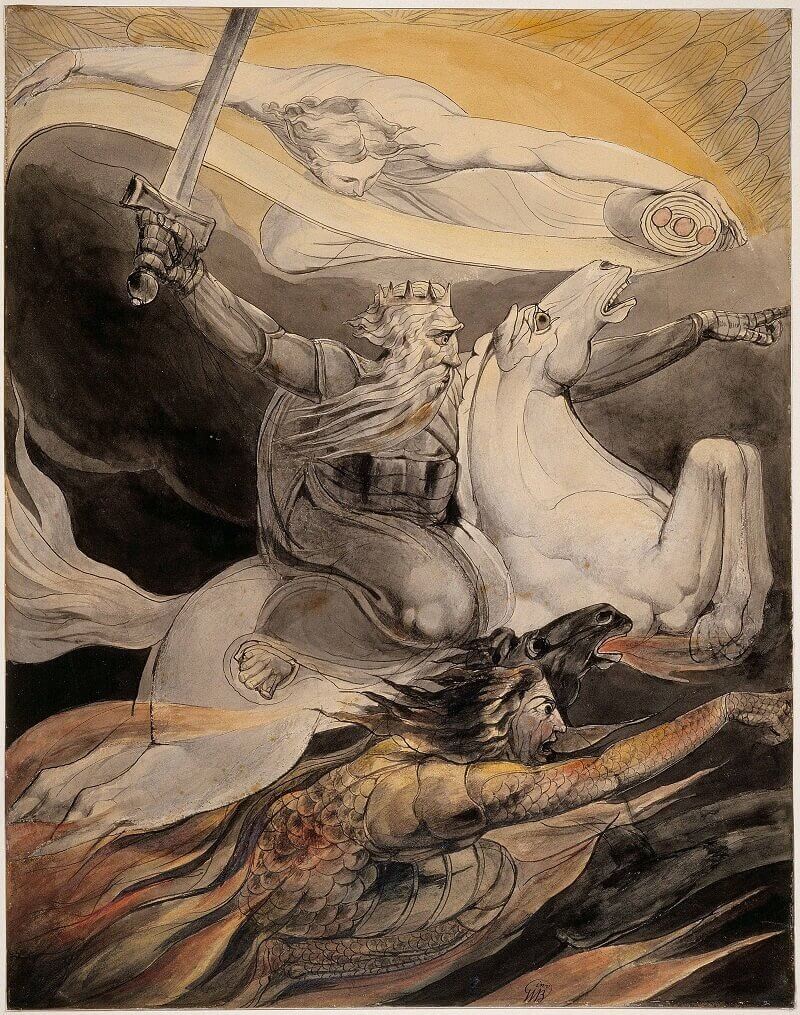William Blake: A halál sápadt lovon, commons.wikimedia.org 
