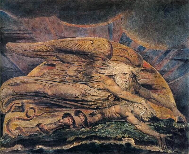 William Blake: Elohim megteremti Ádámot, commons.wikimedia.org 