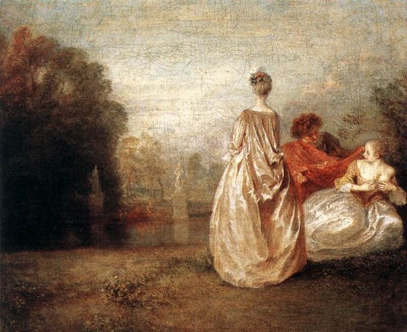 Jean-Antoine Watteau: Két unokatestvér, wga.hu 
