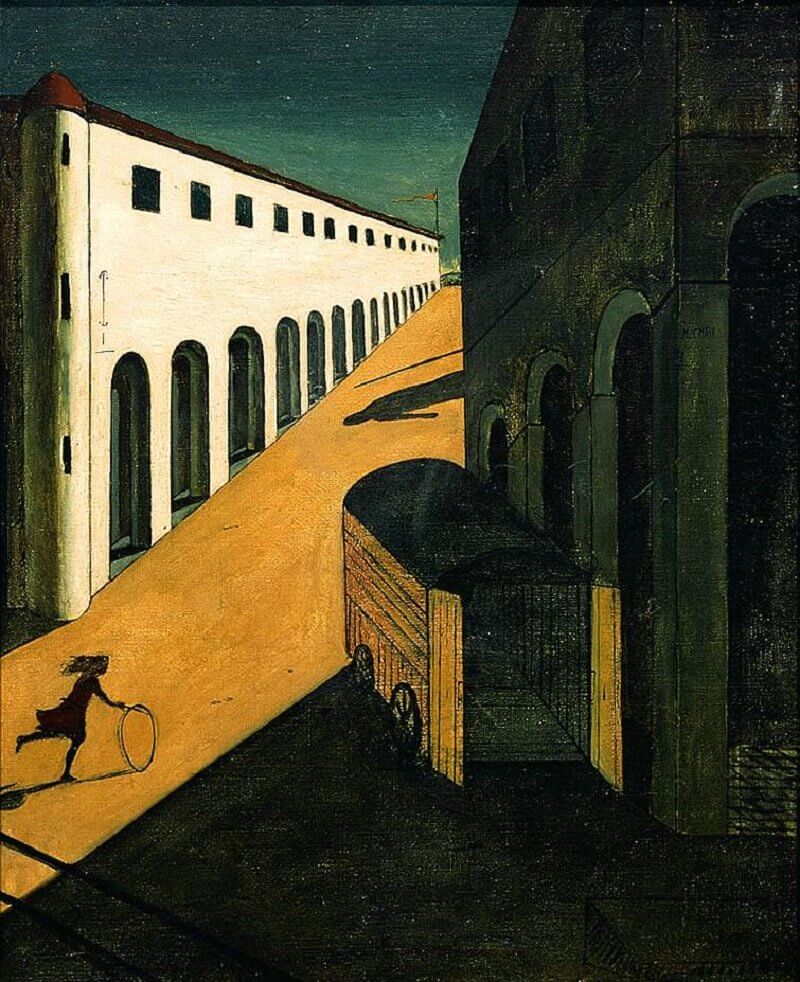 Giorgio De Chirico: Egy utca rejtélye és melankóliája 