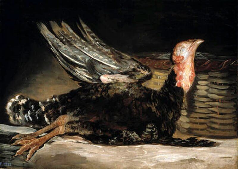 Francisco De Goya: Döglött pulyka, wikiart.org 