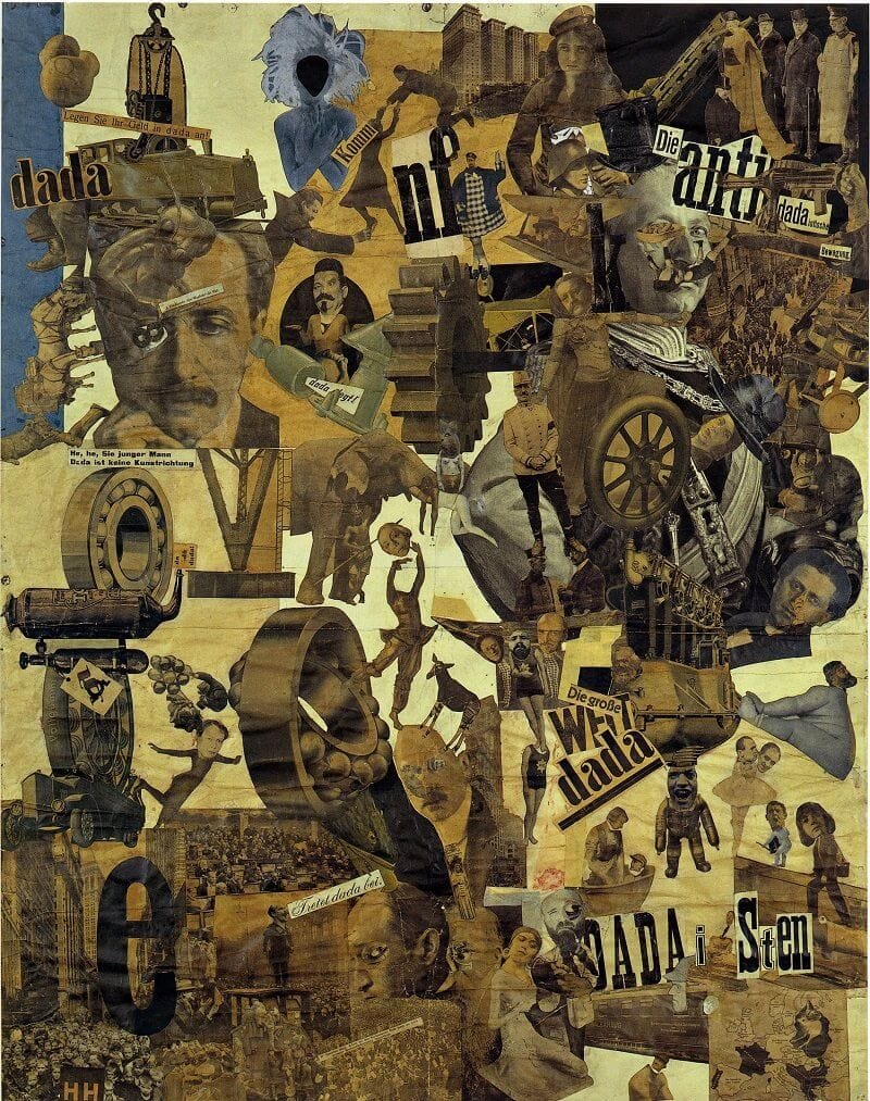 Hannah Höch, Cut with the Kitchen Knife Dada Through the Last Weimar Beer-Belly Cultural Epoch of Germany, 1919-20, flickr.com