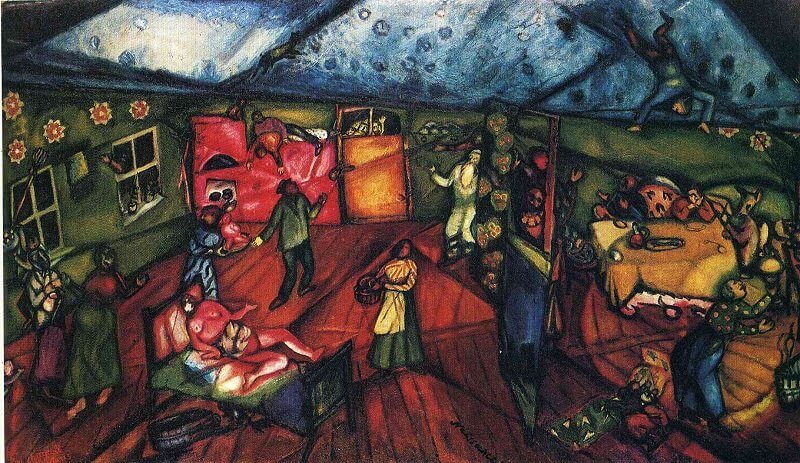 Marc Chagall: Születés, wikiart.org 