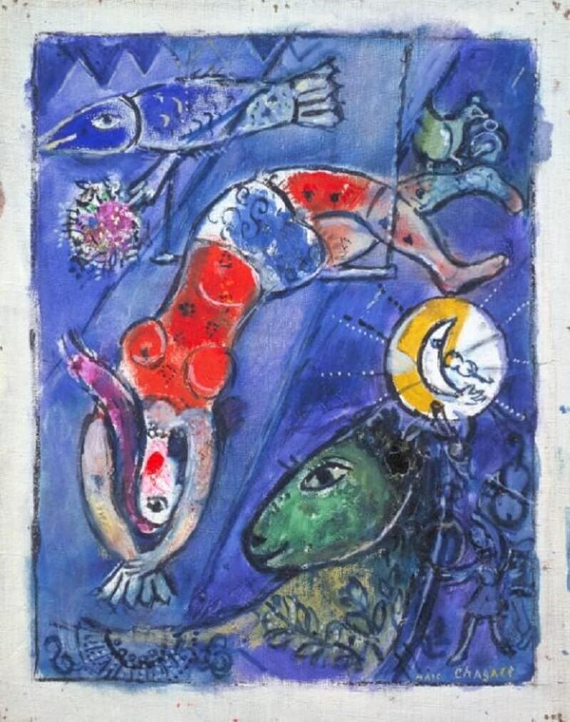 Marc Chagall: A kék cirkusz, tate.org.uk 