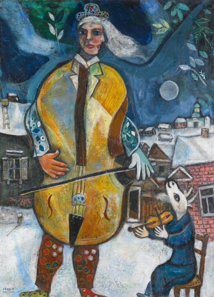 Marc Chagall: A nagybőgős