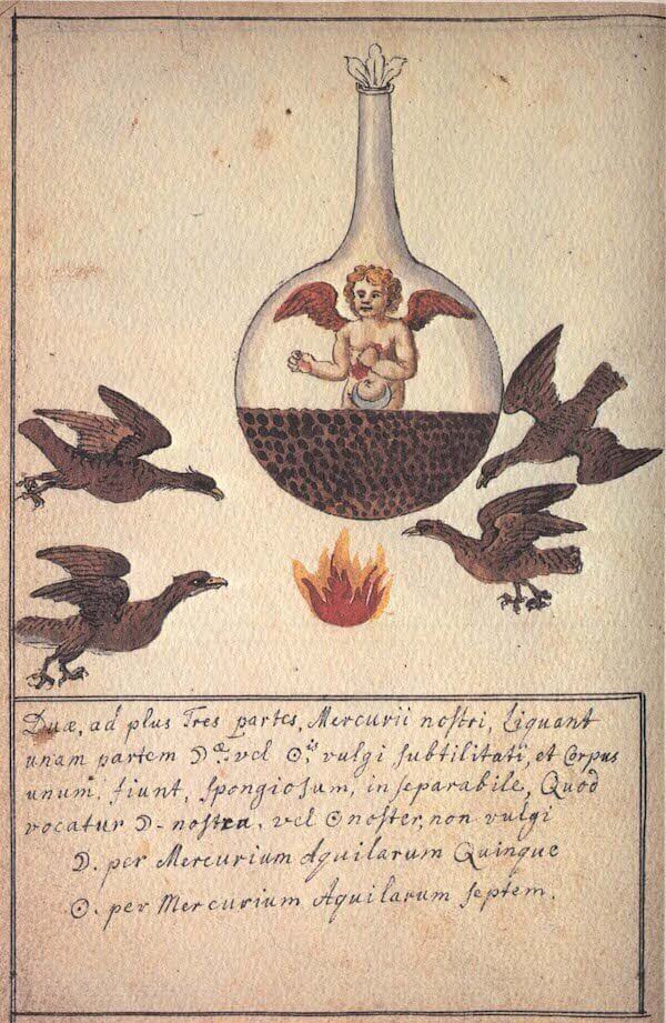 Cabala Mineralis – részlet (17. század), innergarden.org 