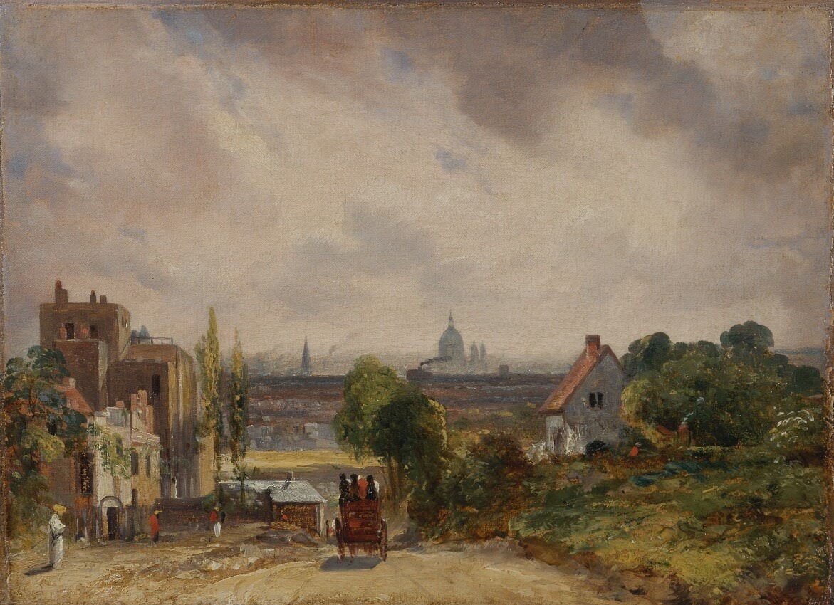 2 constable a view of london with sir richard steeles house