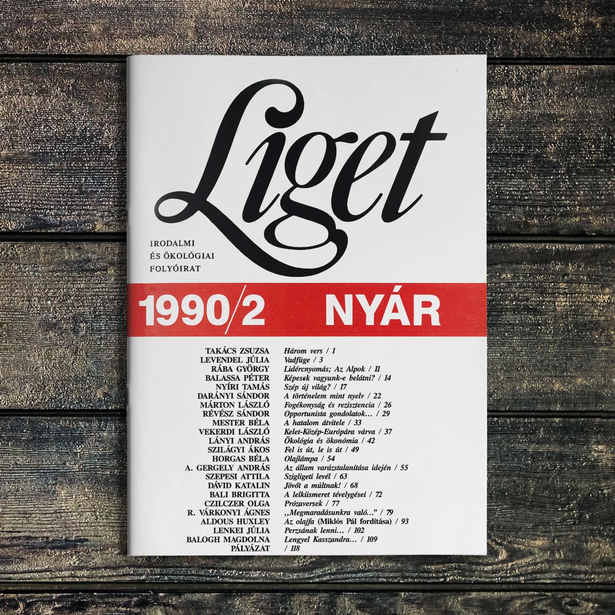 KEZDŐBETŰK | 1990 NYÁR