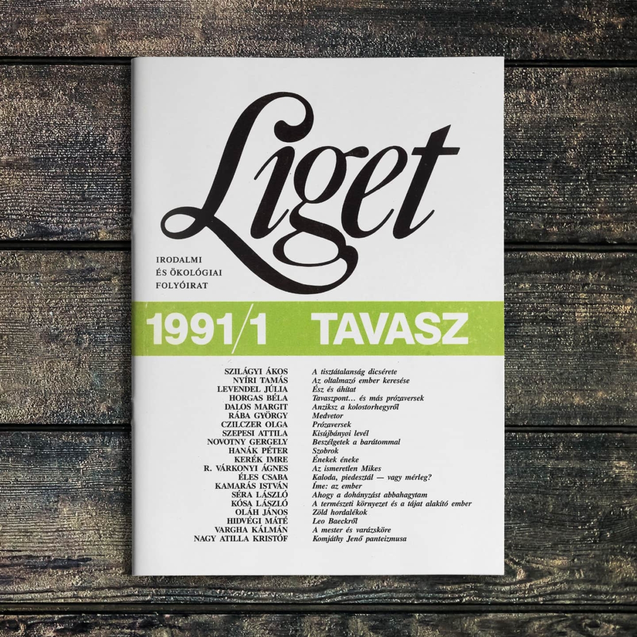 KEZDŐBETŰK | 1991 TAVASZ