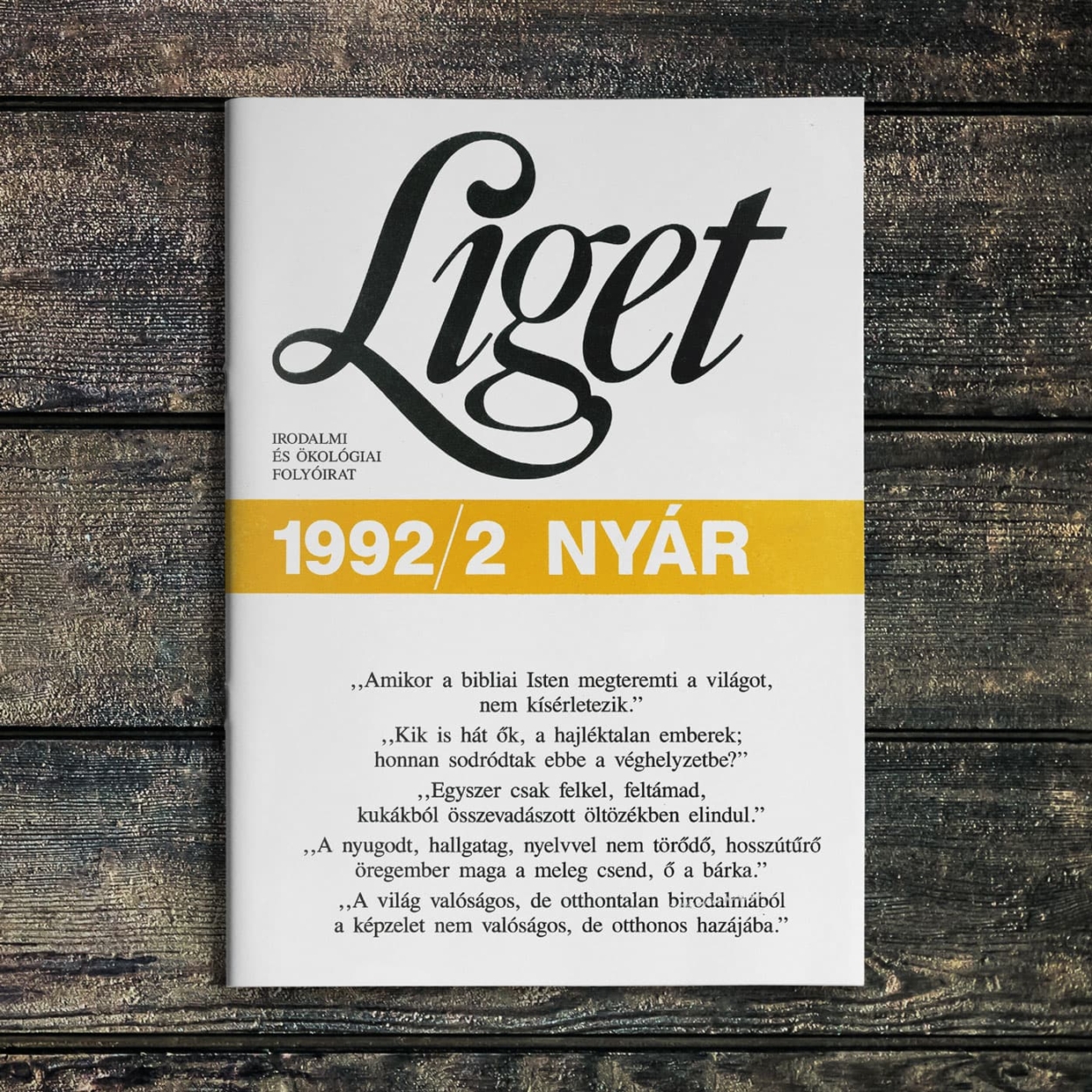 KEZDŐBETŰK | 1992 NYÁR