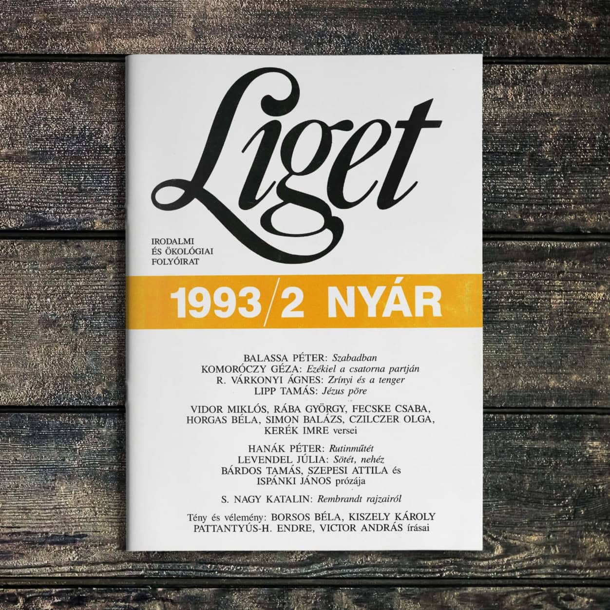 KEZDŐBETŰK | 1993 NYÁR