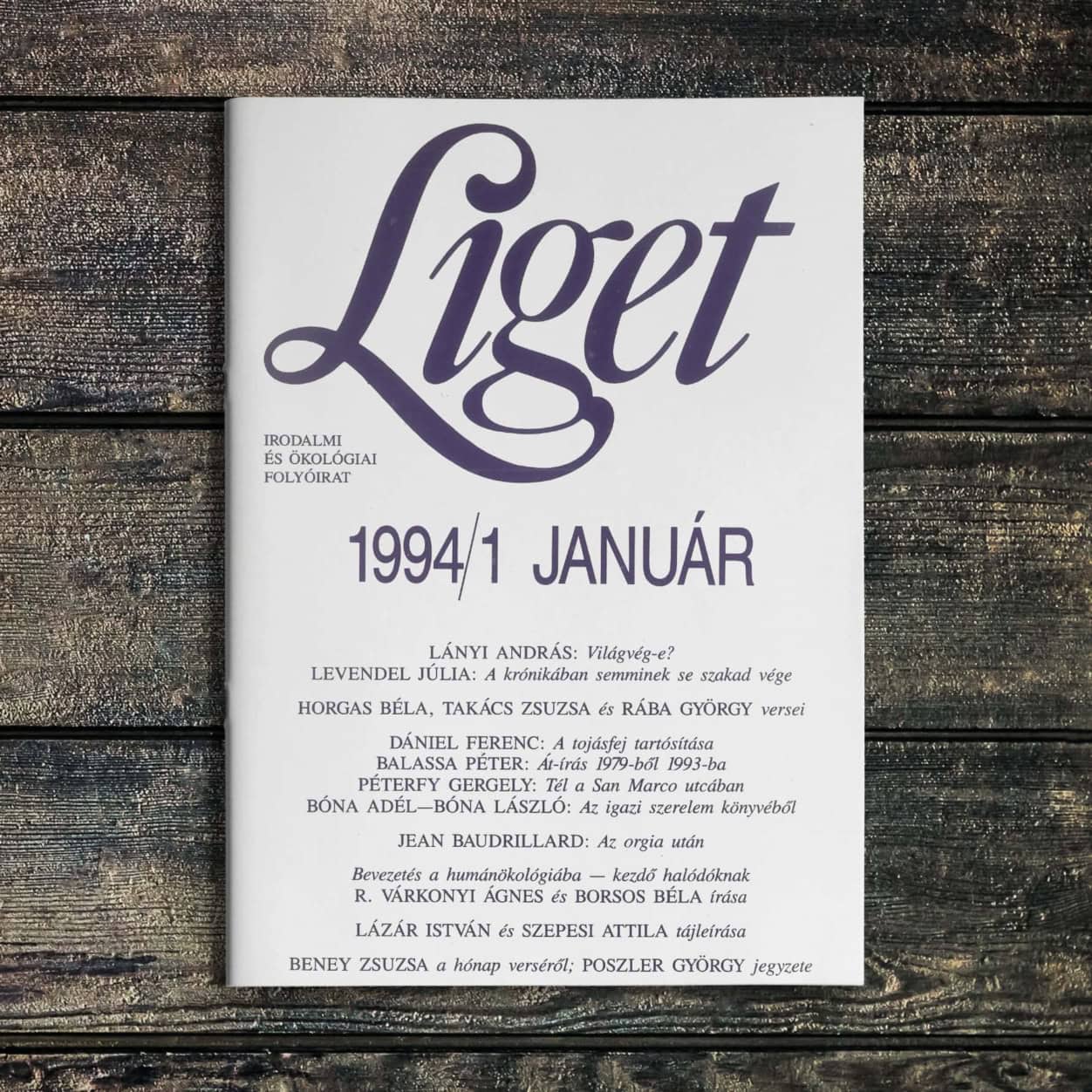 KEZDŐBETŰK | 1994 január