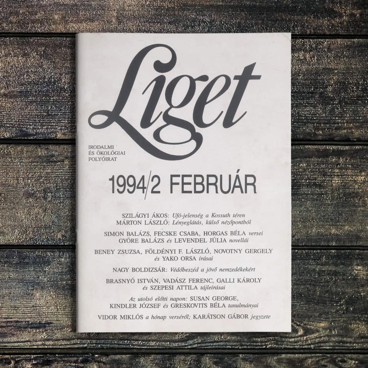 KEZDŐBETŰK | 1994 február