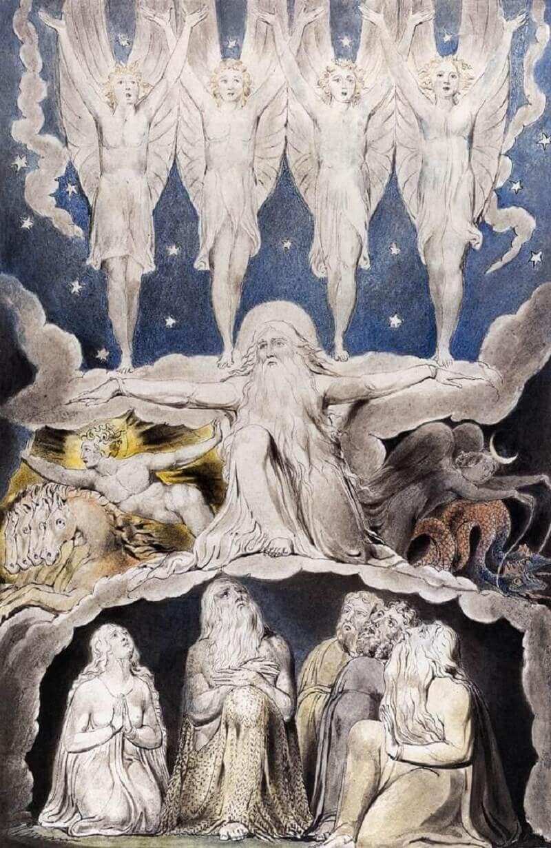 William Blake: Jób könyve, commons.wikimedia.org 