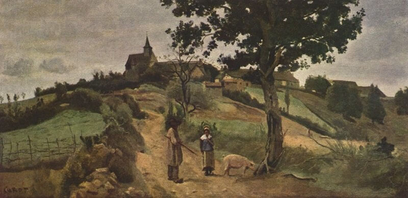 Jean-Baptiste-Camille Corot: Saint-André-en-Morvan, commons.wikimedia.org 