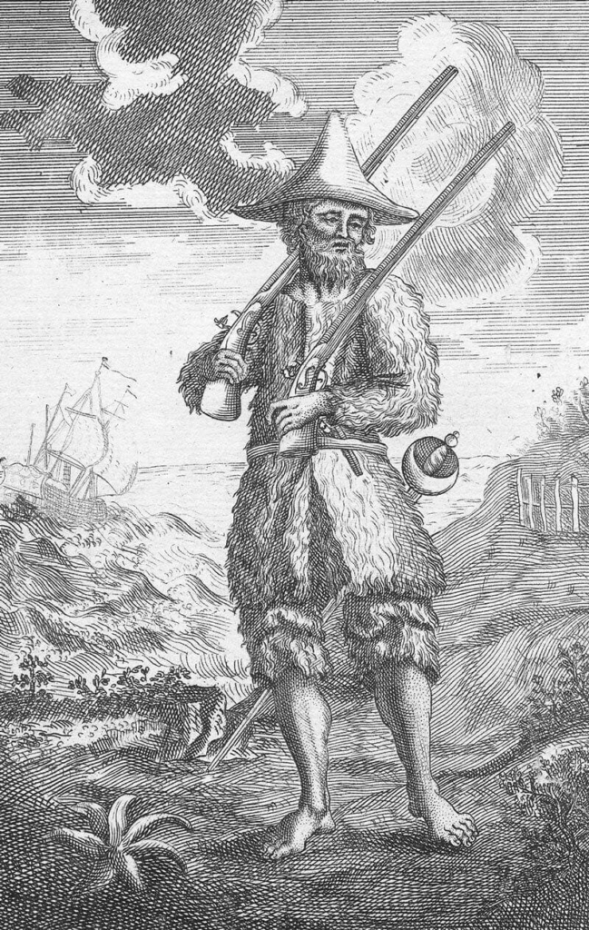 Illusztráció a Robinson Crusoe-ból, libweb5.princeton.edu