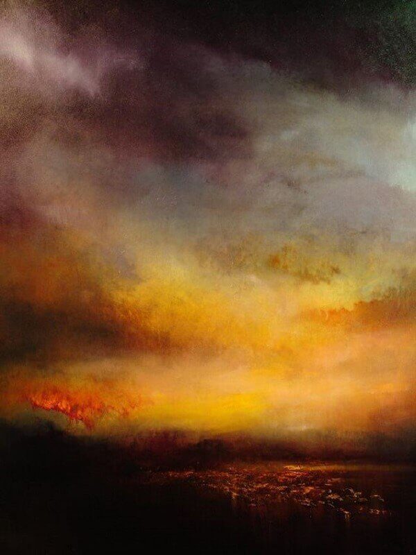 Maurice Sapiro: Tó napnyugtakor 