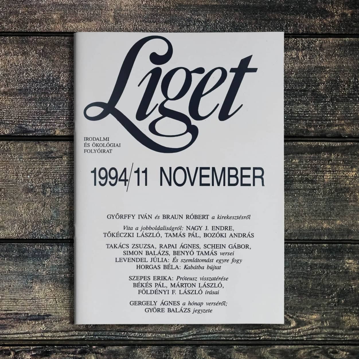 KEZDŐBETŰK | 1994 november