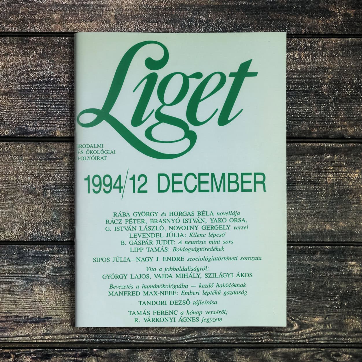 KEZDŐBETŰK | 1994 december