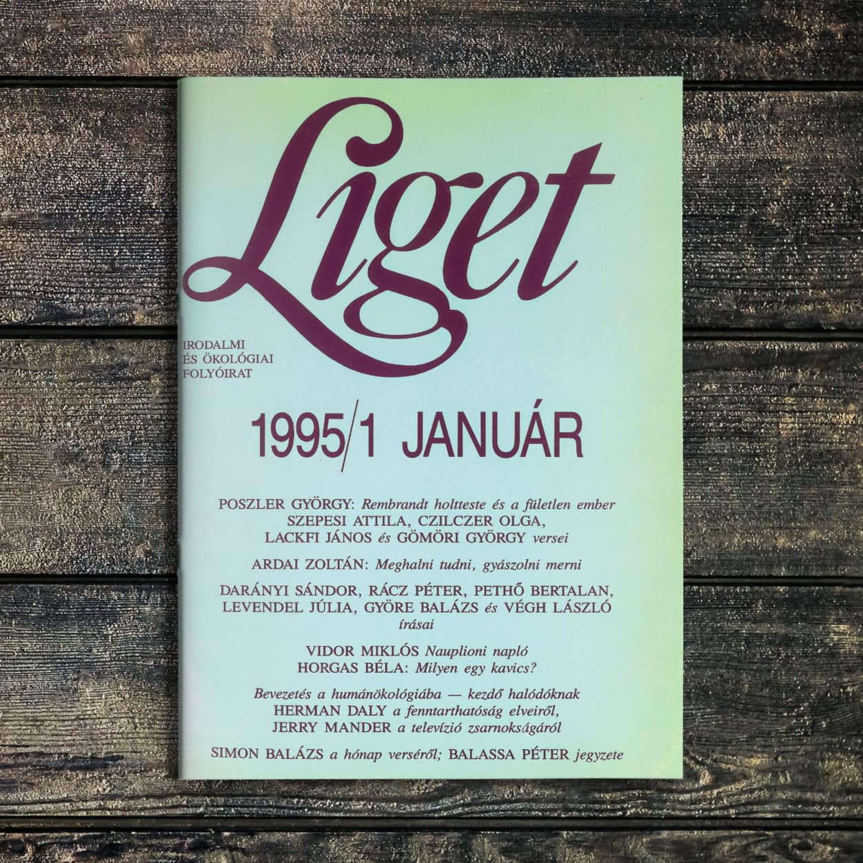 KEZDŐBETŰK | 1995 január