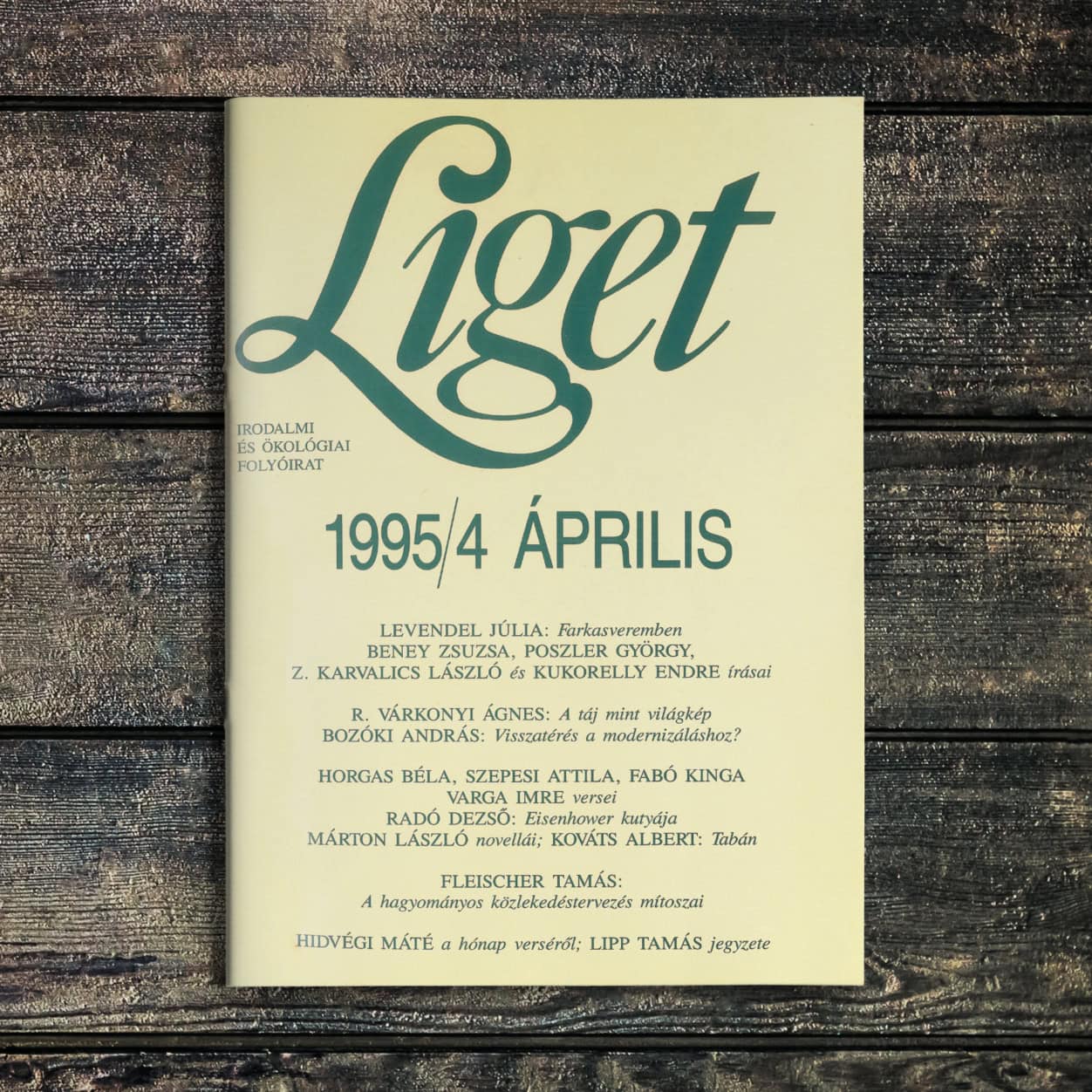 KEZDŐBETŰK | 1995 április