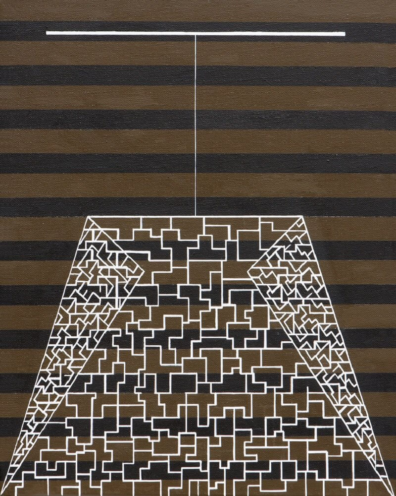 2012_9 Piramidal III. - 50x40cm - Akril,vászon